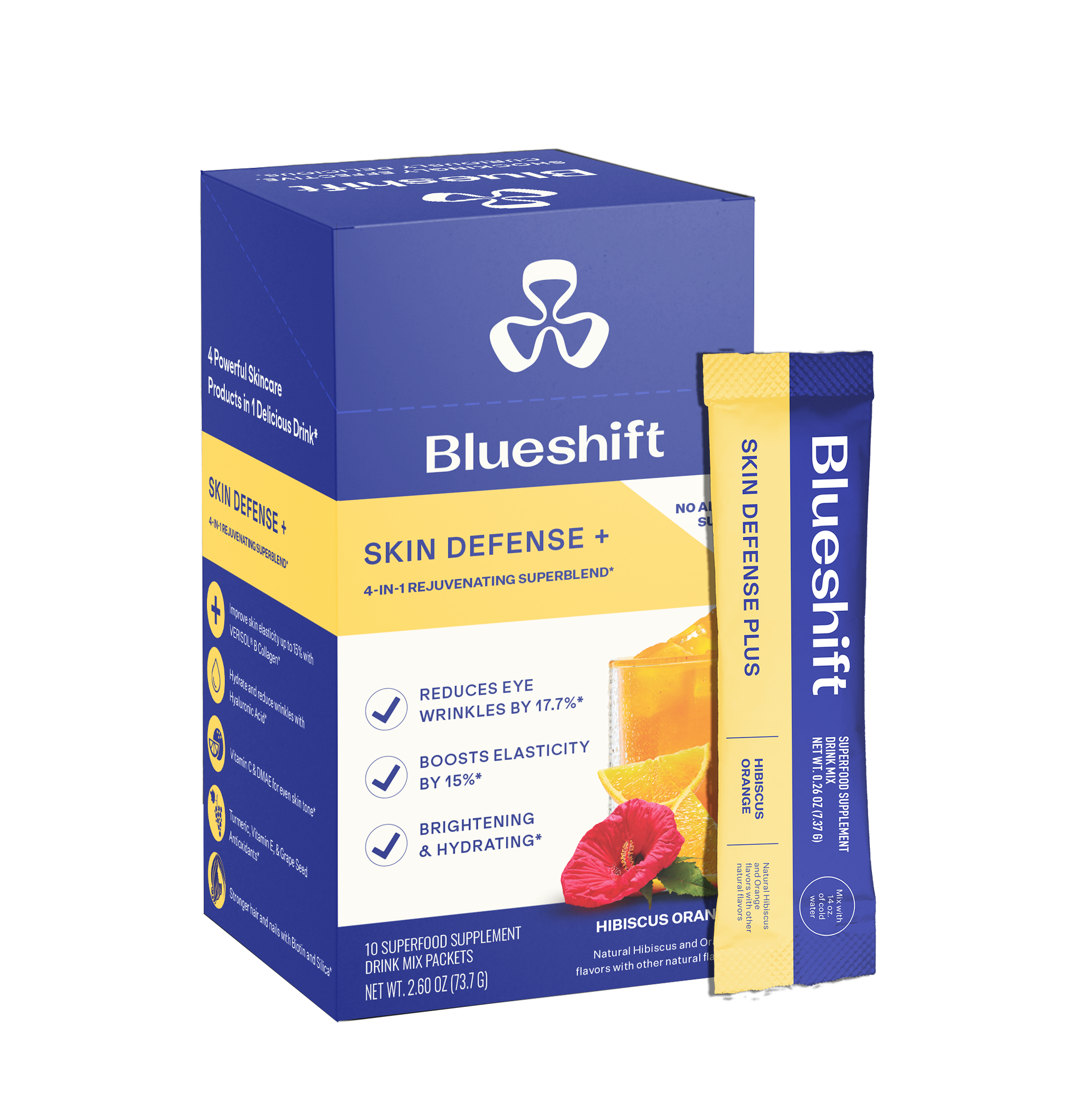 Skin Defense Plus (Hibiscus Orange) – Blueshift Nutrition Skin Defense Plus (Hibiscus Orange) – Blueshift Nutrition