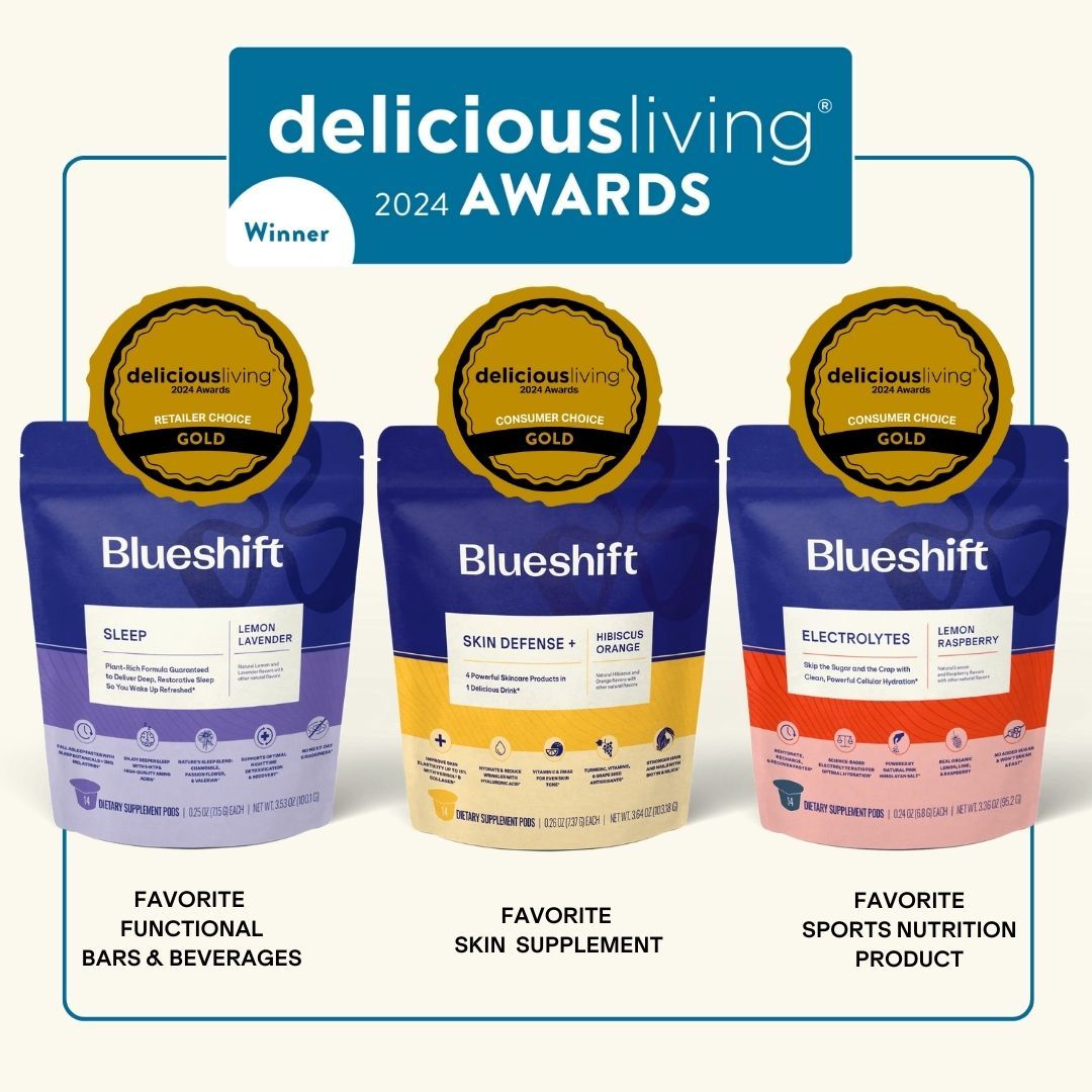 2024 delicious living Award Winners – Blueshift Nutrition