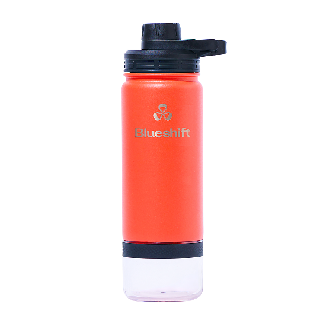 Hydro Flask Water Bottle Wide Mouth Straw Lid 20 Oz, Hibiscus - 2.0 NEW  DESIGN